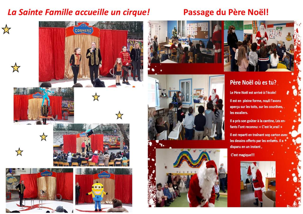 Noël à la Sainte Famille Saint Charles Ecole SteFamille StCharles Collège La Providence